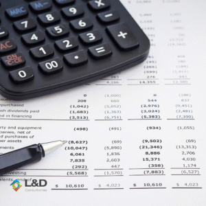 Un Estado de Resultados mostrando la utilidad neta como indicador de rentabilidad empresarial